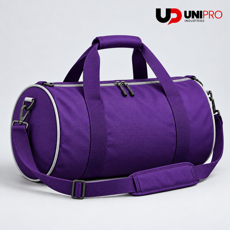 Purple & Silver Team Duffle Bag