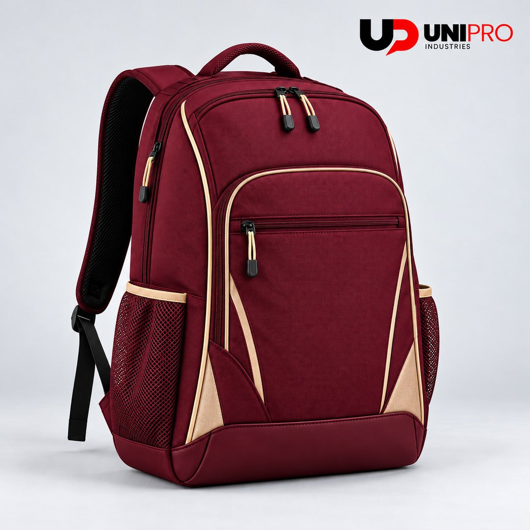 Burgundy & Champagne Team Backpack