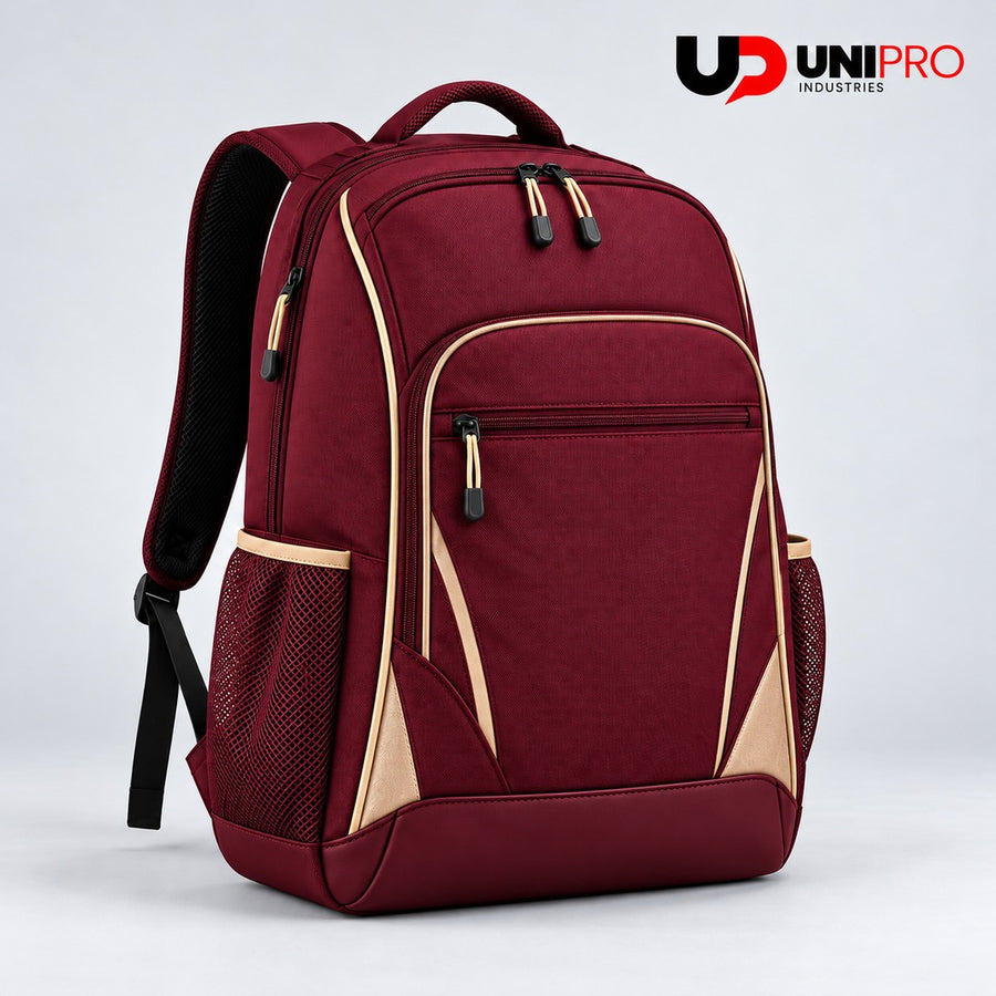Burgundy & Champagne Team Backpack