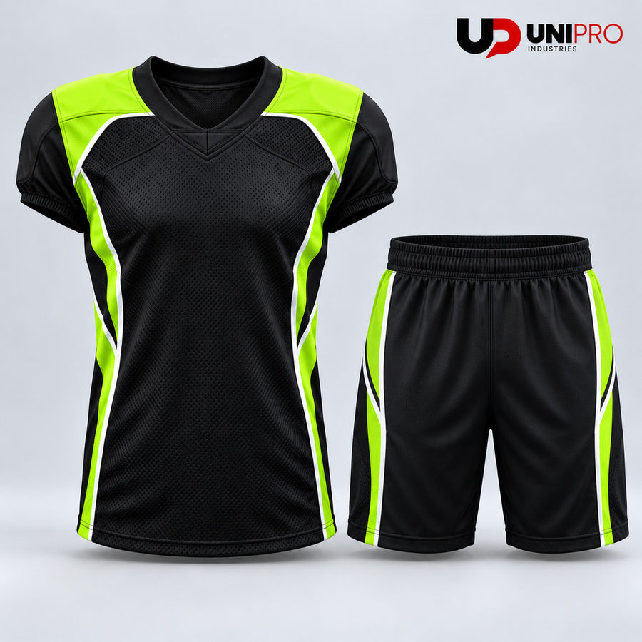 Black & Lime Speedline 7on7 Uniform